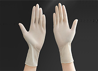 PVC・ニトリル手袋　白